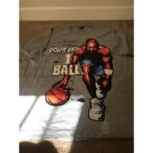 Boomx Men's Graphic T-Shirt Don't Stop I Ball Size 2XL
